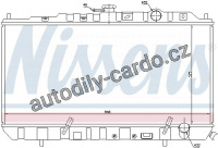 Chladič motoru NISSENS 63343