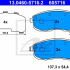 Sada brzdových destiček ATE 13.0460-5716 (AT 605716)