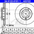 Brzdový kotouč ATE 24.0122-0151 (AT 422151)