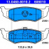 Sada brzdových destiček ATE 13.0460-8010 (AT 608010)