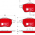Sada brzdových destiček TRW GDB1403DTE - VW GOLF IV, ŠKODA OCTAVIA, AUDI A3