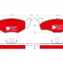 Sada brzdových destiček TRW GDB1274DTE - VW POLO