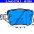 Sada brzdových destiček ATE 13.0460-2790 (AT 602790)