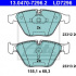 Sada brzdových destiček ATE Ceramic 13.0470-7296 (AT LD7296) - BMW