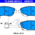 Sada brzdových destiček ATE 13.0460-5615 (AT 605615)