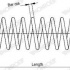 Pružina tlumiče pérování MONROE (MOSE0093, MO SE0093), přední