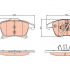Sada brzdových destiček TRW GDB2075