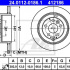 Brzdový kotouč ATE 24.0112-0186 (AT 412186)