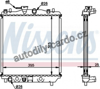 Chladič motoru NISSENS 64189