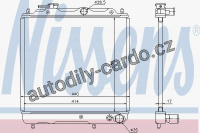 Chladič motoru NISSENS 62841