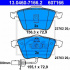 Sada brzdových destiček ATE 13.0460-7166 (AT 607166) - AUDI