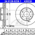 Brzdový kotouč ATE 24.0128-0238 (AT 428238)