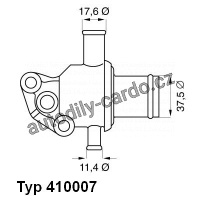 Termostat WAHLER (WH 410007.87d)