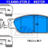 Sada brzdových destiček ATE 13.0460-2729 (AT 602729)