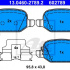 Sada brzdových destiček ATE 13.0460-2789 (AT 602789)