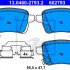 Sada brzdových destiček ATE 13.0460-2793 (AT 602793)