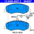 Sada brzdových destiček ATE 13.0460-4857 (AT 604857)