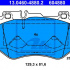 Sada brzdových destiček ATE 13.0460-4880 (AT 604880)