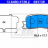 Sada brzdových destiček ATE 13.0460-5738 (AT 605738)