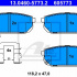 Sada brzdových destiček ATE 13.0460-5773 (AT 605773)