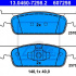 Sada brzdových destiček ATE 13.0460-7298 (AT 607298)