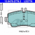 Sada brzdových destiček ATE 13.0470-2776 (AT LD2776)