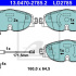 Sada brzdových destiček ATE 13.0470-2785 (AT LD2785)
