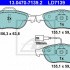 Sada brzdových destiček ATE 13.0470-7139 (AT LD7139)