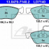 Sada brzdových destiček ATE 13.0470-7140 (AT LD7140)