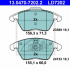 Sada brzdových destiček ATE 13.0470-7202 (AT LD7202)