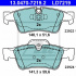 Sada brzdových destiček ATE 13.0470-7219 (AT LD7219)