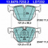 Sada brzdových destiček ATE 13.0470-7232 (AT LD7232)