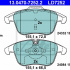 Sada brzdových destiček ATE 13.0470-7252 (AT LD7252)