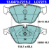 Sada brzdových destiček ATE 13.0470-7275 (AT LD7275)