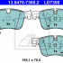 Sada brzdových destiček ATE 13.0470-7300 (AT LD7300)