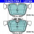 Sada brzdových destiček ATE 13.0470-7304 (AT LD7304)