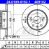 Brzdový kotouč ATE 24.0109-0182 (AT 409182)
