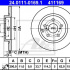 Brzdový kotouč ATE 24.0111-0169 (AT 411169)