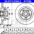 Brzdový kotouč ATE 24.0111-0184 (AT 411184)