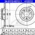 Brzdový kotouč ATE 24.0112-0212 (AT 412212)