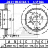 Brzdový kotouč ATE 24.0118-0148 (AT 418148)