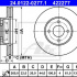 Brzdový kotouč ATE 24.0122-0277 (AT 422277)
