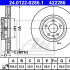 Brzdový kotouč ATE 24.0122-0286 (AT 422286)