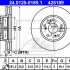 Brzdový kotouč ATE 24.0125-0189 (AT 425189)