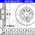 Brzdový kotouč ATE 24.0126-0183 (AT 426183)