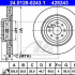 Brzdový kotouč ATE 24.0128-0243 (AT 428243)