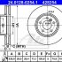 Brzdový kotouč ATE 24.0128-0254 (AT 428254)