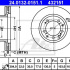 Brzdový kotouč ATE 24.0132-0151 (AT 432151)