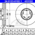 Brzdový kotouč ATE 24.0133-0102 (AT 433102)