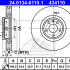 Brzdový kotouč ATE 24.0134-0110 (AT 434110)